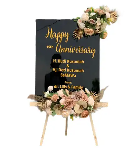 Papan Bunga Akrilik Pasir Bolang