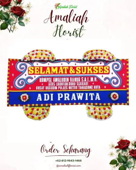 Papan Bunga Ucapan Selamat Pasir Bolang